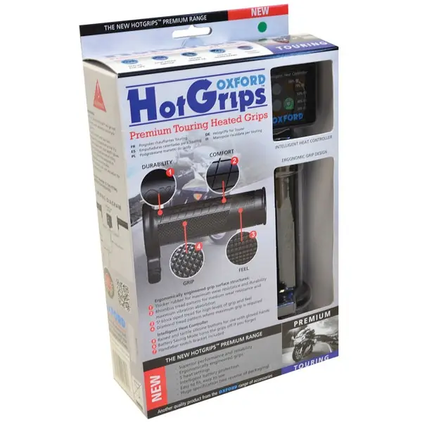 Vyhřívané rukojeti na moto Oxford Hotgrips Premium Touring Koupit Online