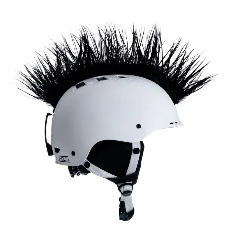 Autentický Číro na helmu Wiggystyle Mohawk černé