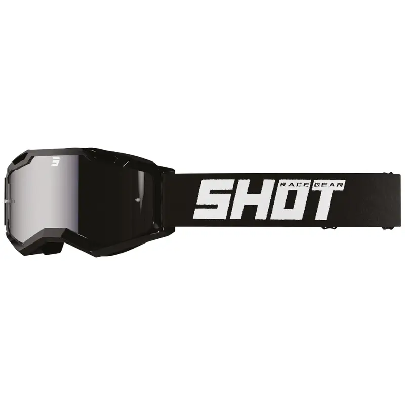 Motokrosové brýle Shot Assault 2.0 Solid černé s iridiovým sklem Vrácení Zdarma