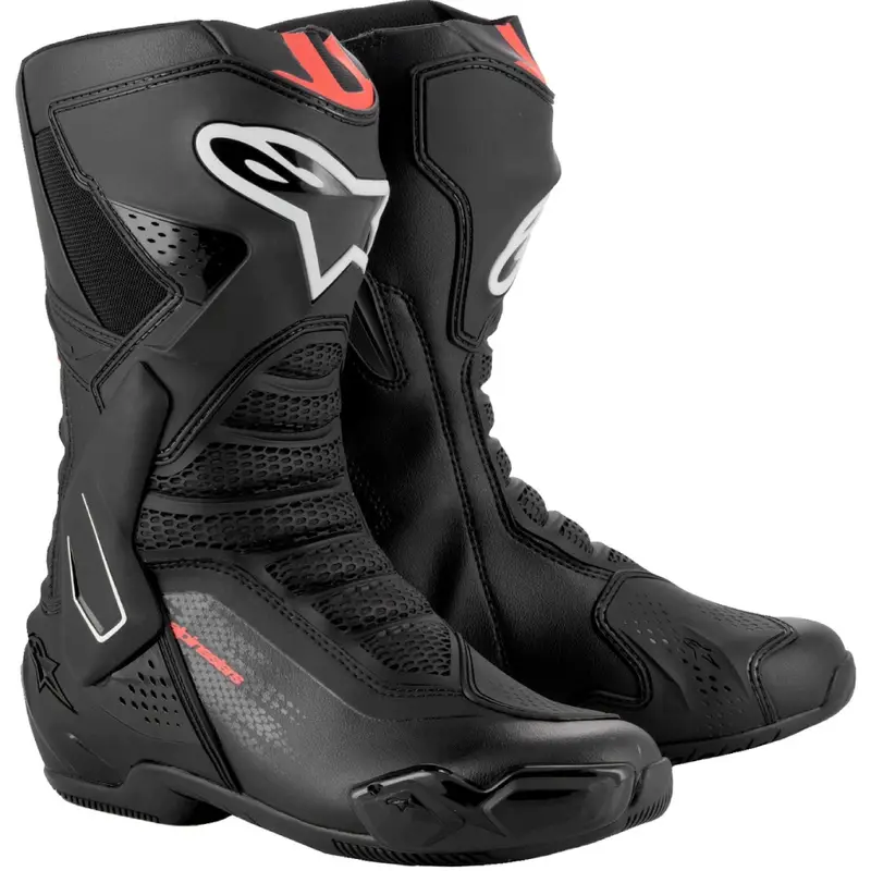Boty na motorku Alpinestars SMX-6 3 černo-fluo červené Nová Kolekce