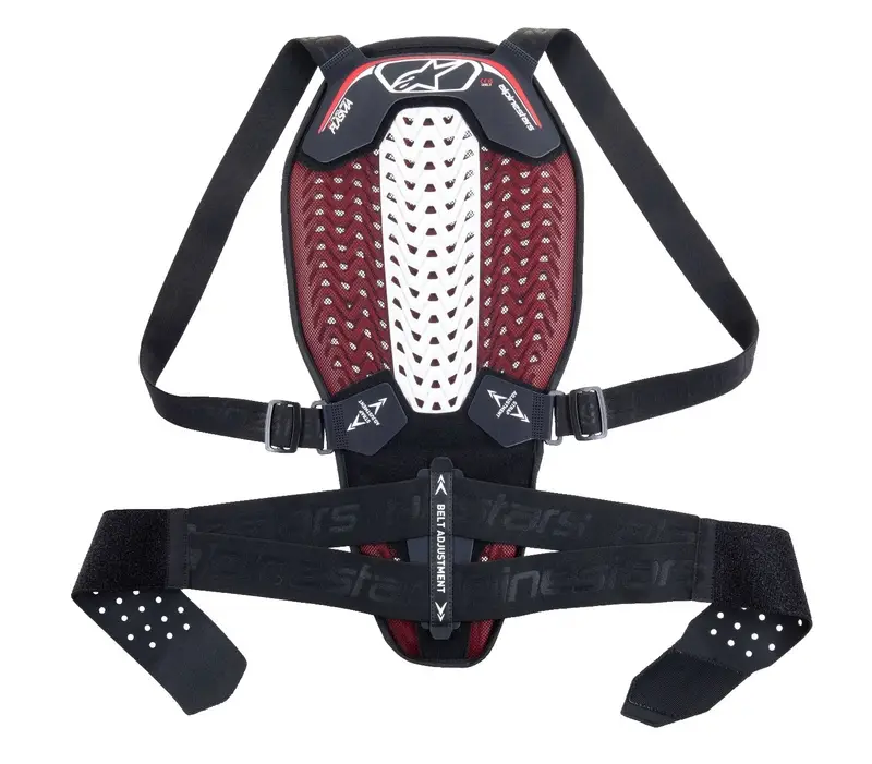 Sezónní Sleva Páteřový chránič Alpinestars Nucleon Plasma černo-bílo-červený
