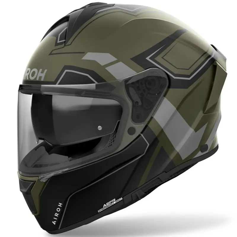 Integrální helma na motorku Airoh SPARK 2 Dart matná khaki zelená Nejlepší Volba
