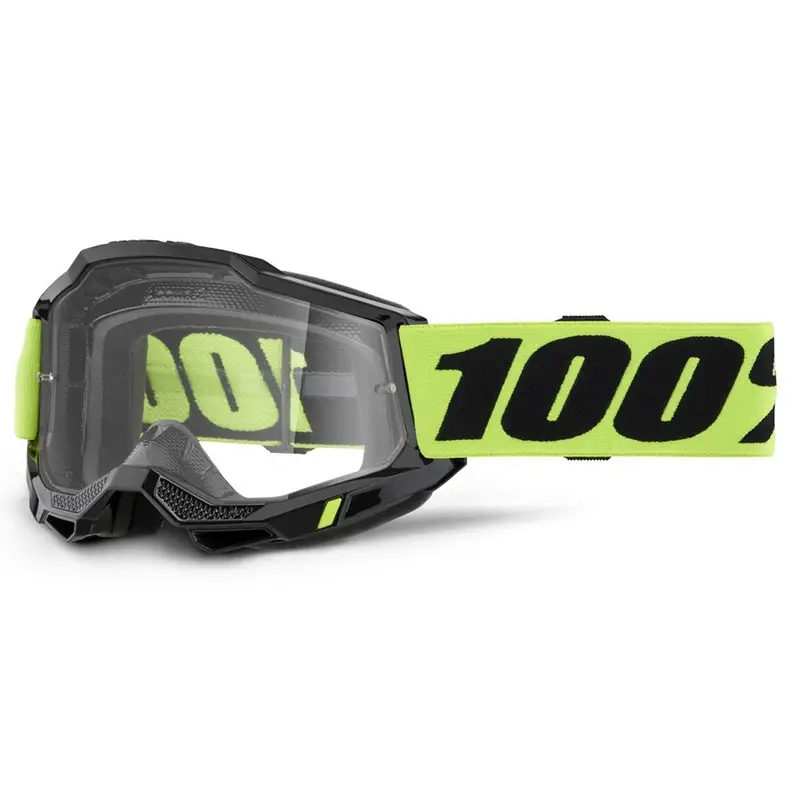 Dětské motokrosové brýle 100% ACCURI 2 USA žluté s čirým plexi Odeslání Ihned