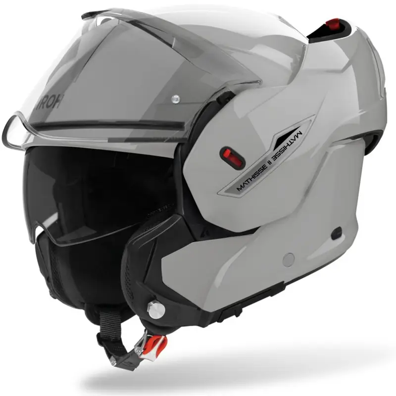 Překlápěcí helma na motorku Airoh Mathisse 2 Color cementově šedá Kup Teď