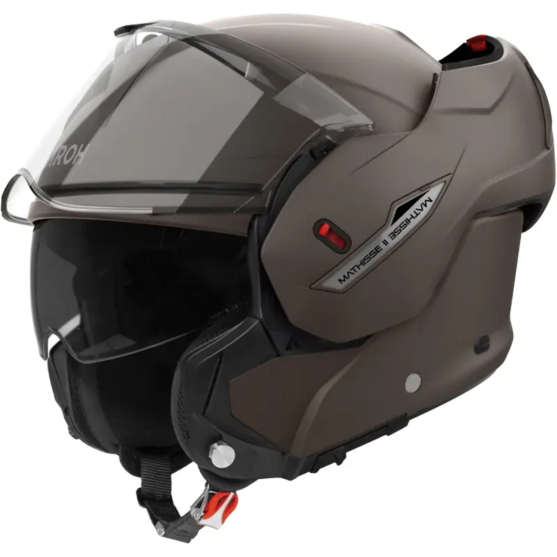 Překlápěcí helma na motorku Airoh Mathisse 2 Color matná bronzová Sleva