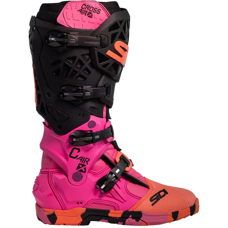 Bezpečná Platba Boty na motorku SiDi Crossair X Messy korálové