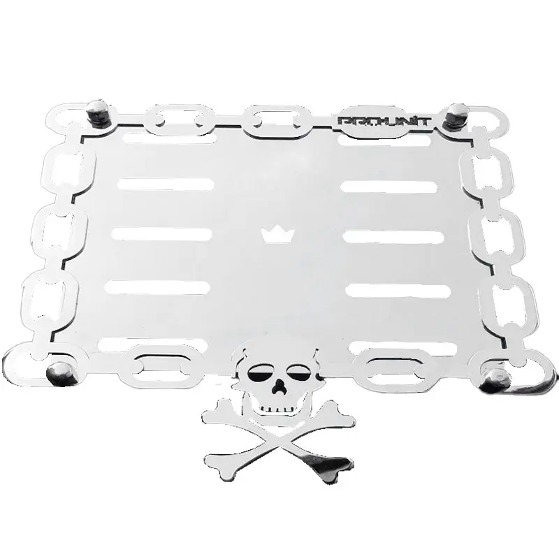 Nejlepší Cena Nerezová podložka pod PL SPZ Skull