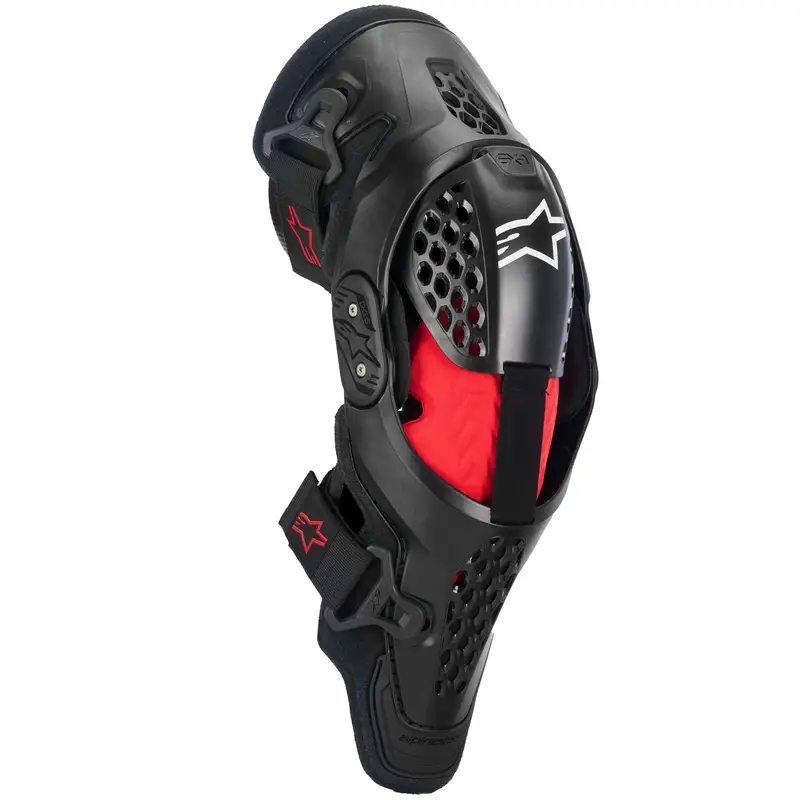 Chrániče kolen Alpinestars SX-1 Plasma černo-červeno-šedé Super Cena