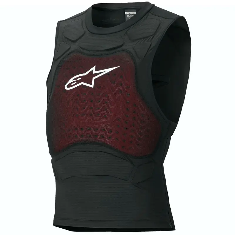 Novinka Chránič těla Alpinestars Bionic Plasma LT Protection Vest černo-červeno-bílý