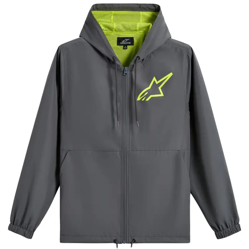 Bunda Alpinestars Speeder Chromium Windbreaker šedo-fluo žlutá Objednat Nyní