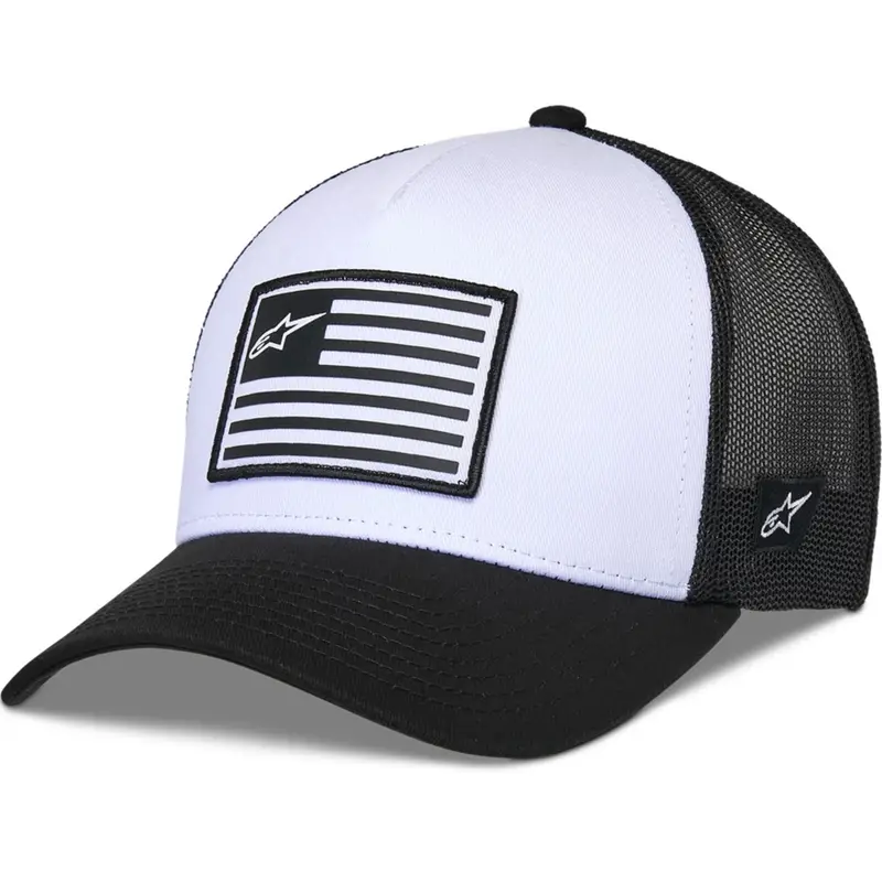 Objednat Nyní Kšiltovka Alpinestars Flag Snap Hat bílo-černá