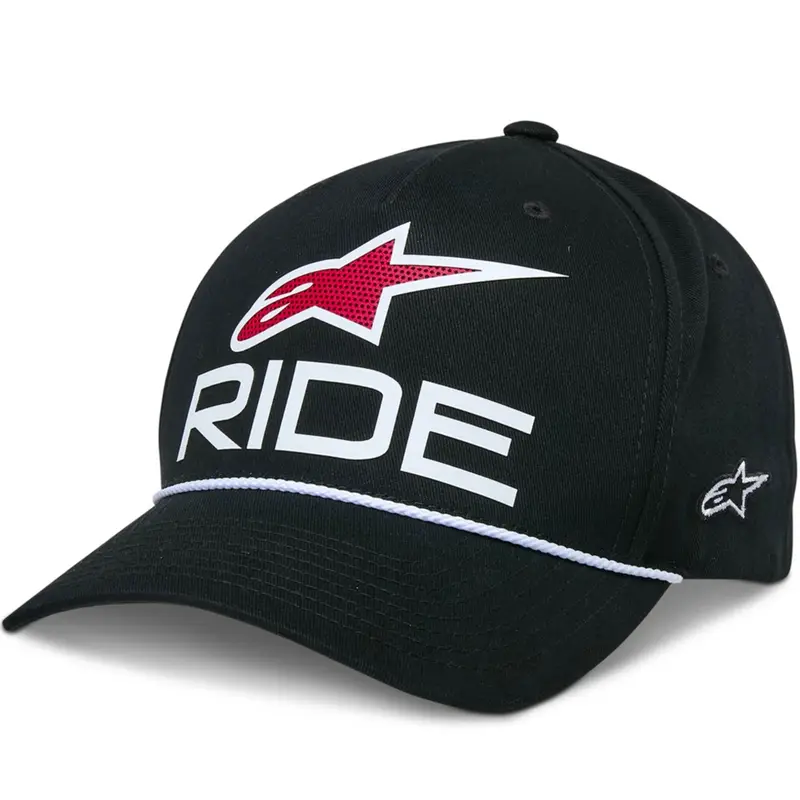 Bezpečná Platba Kšiltovka Alpinestars Ride Comp Snapback černo-bílo-červená