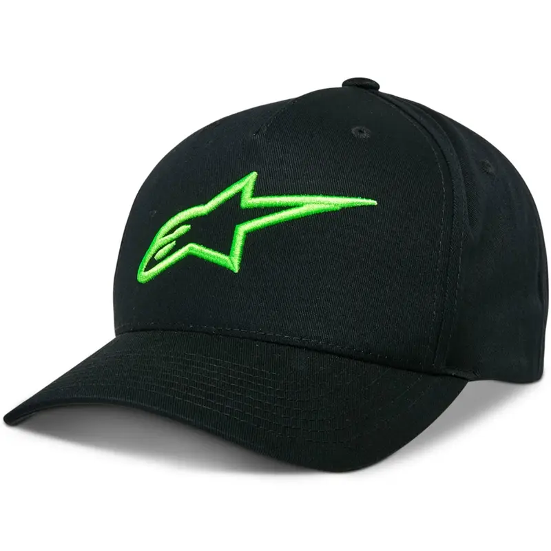 Značkový Kšiltovka Alpinestars Ageless Snapback černo-zelená