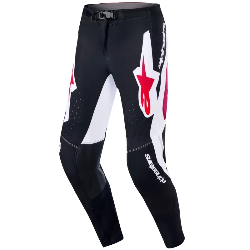 Akční Nabídka Motokrosové kalhoty Alpinestars Supertech Pro Vista černo-červeno-bílé