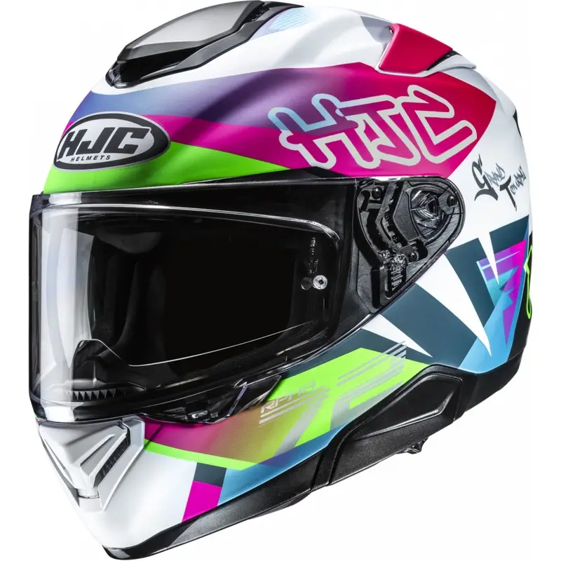 Výhodná Nabídka Integrální helma na motorku HJC RPHA 72 Goldy MC84SF multicolor
