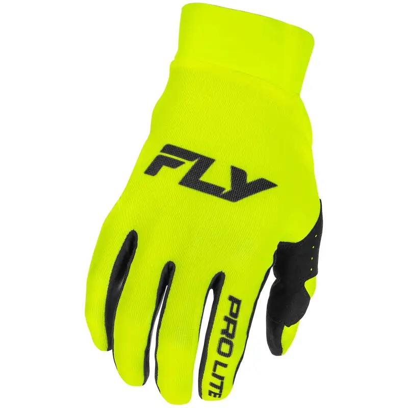 Motokrosové rukavice FLY Racing - USA Pro Lite hi-vis-černé Omezená Nabídka