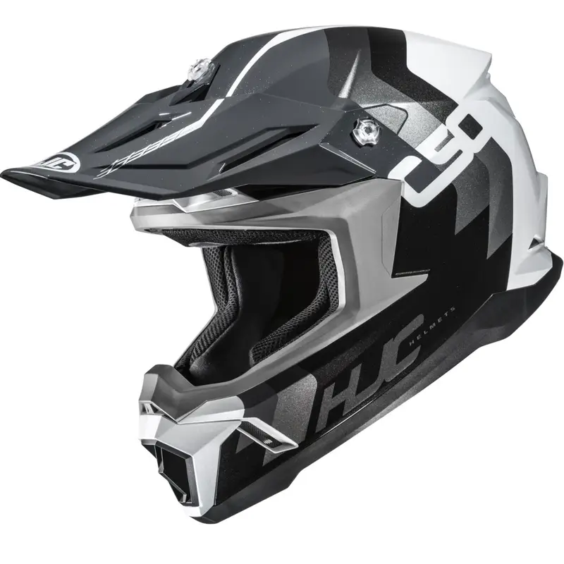 Motokrosová helma HJC C50 Primal MC5 černo-šedo-bílá Finální Výprodej