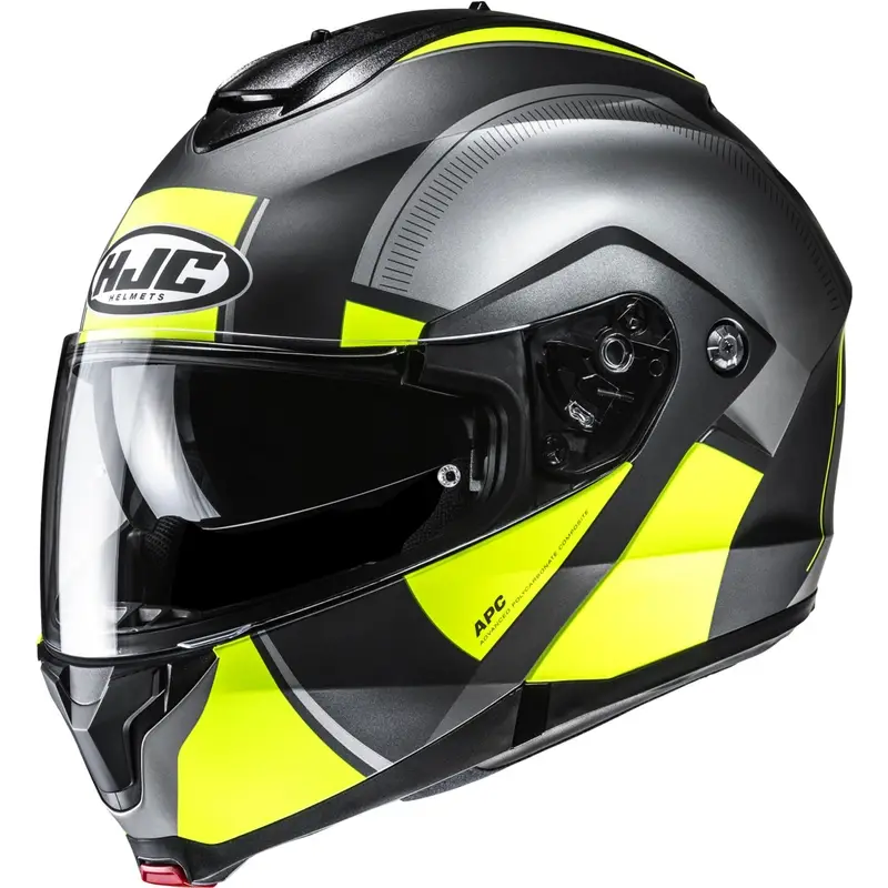 Výklopná helma na motorku HJC C91N Jyn MC3HSF černo-šedo-fluo žlutá Finální Výprodej