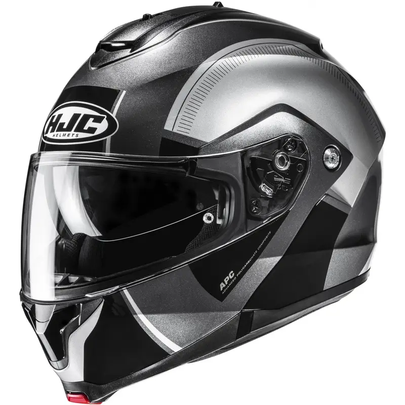 Super Cena Výklopná helma na motorku HJC C91N Jyn MC5 černo-stříbrná