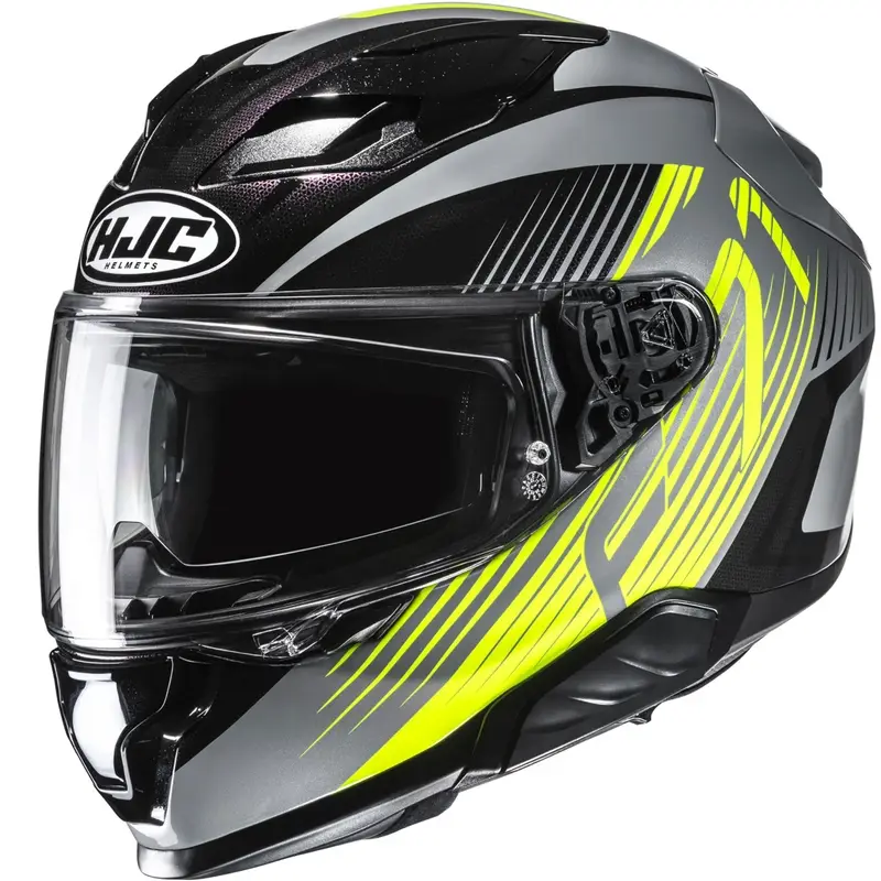 Integrální helma na motorku HJC F71 Catos MC3H černo-šedo-fluo žlutá Cenový Hit