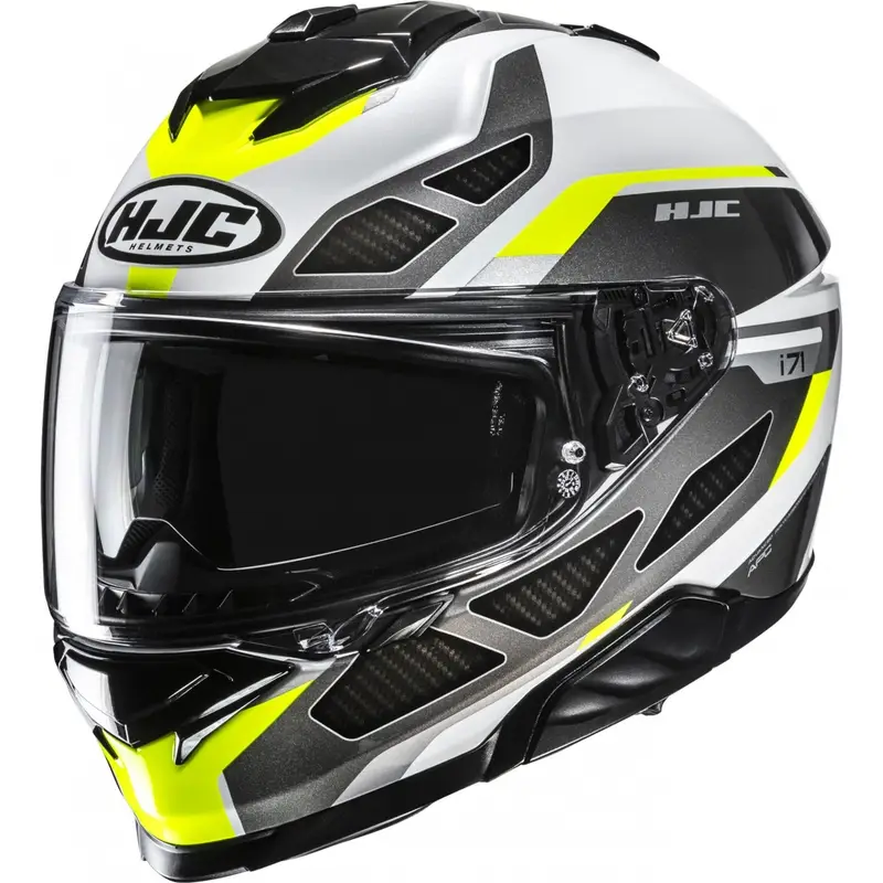 Odeslání Ihned Integrální helma na motorku HJC i71 Zest MC3H černo-bílo-fluo žlutá