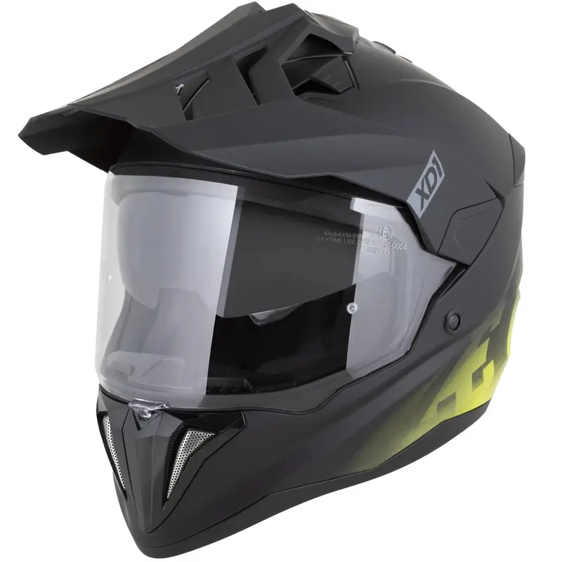 Enduro helma na motorku ZED XD1 matná černo-fluo žlutá Jen Po Omezenou Doba