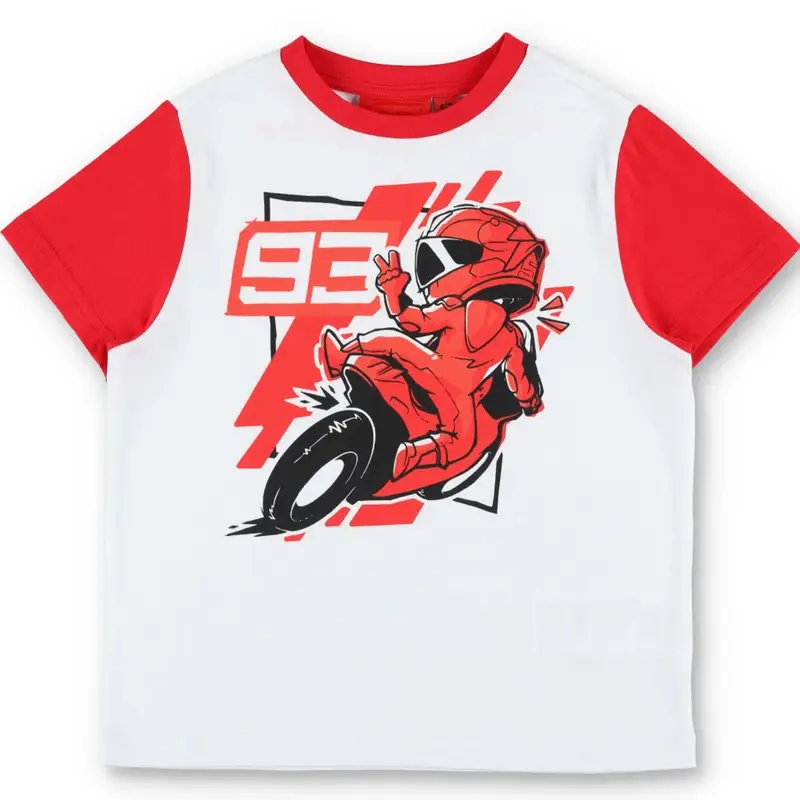 Expresní Doručení Dětské tričko Ducati Marc Marquez Graphic Bike bílé