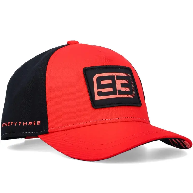 Dětská kšiltovka Ducati Marc Marquez Baseball 93 Patch černo-červená Ihned K Objednání