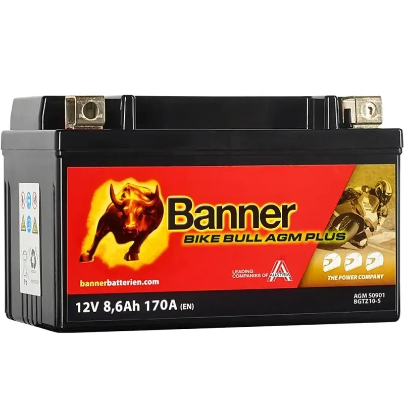 AGM baterie Banner Bike Bull AGM PLUS 509 01 (BGTZ10-S / GTZ10-S) Autentický