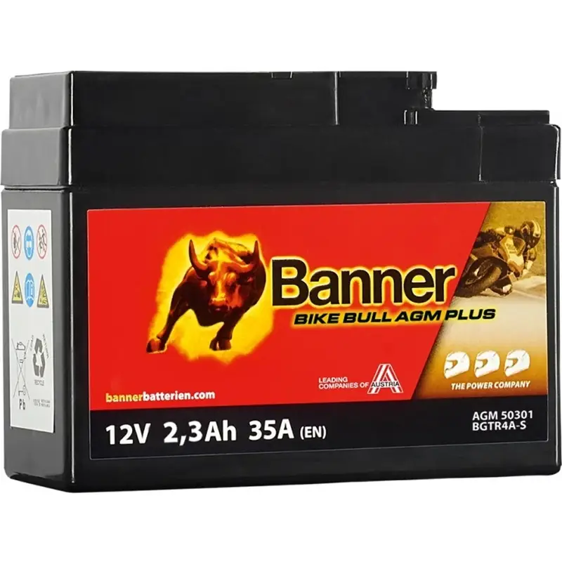 AGM baterie Banner Bike Bull AGM PLUS AGM PLUS 503 01 / BGTR4A-S - GTR4A-S Nakupujte Hned