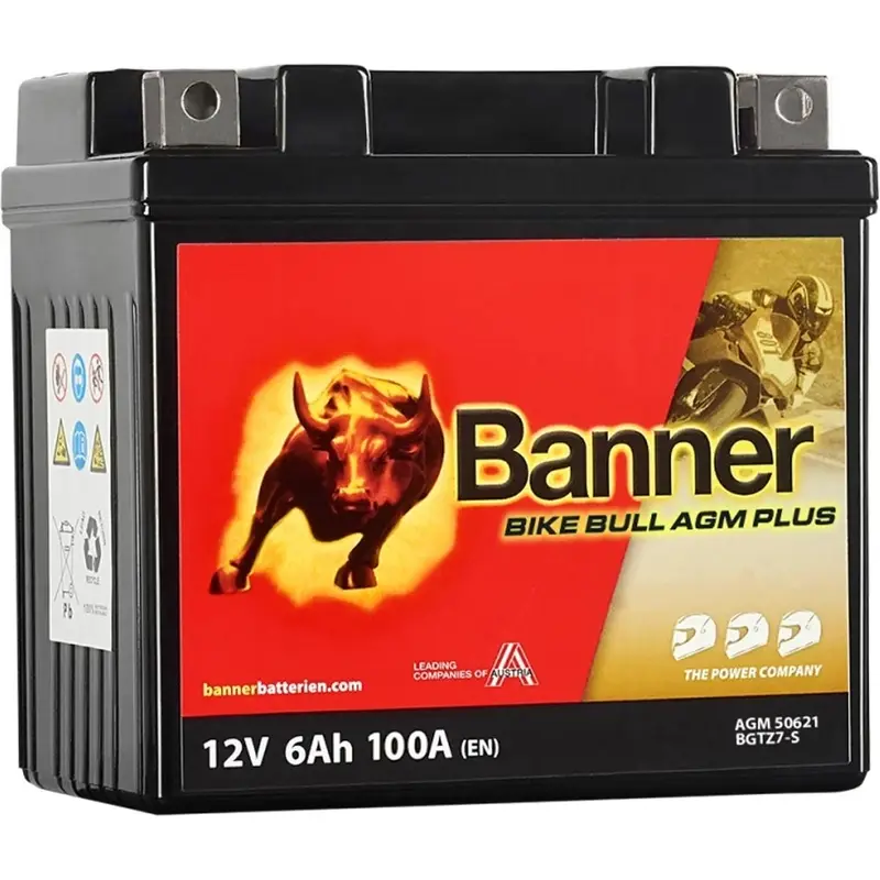 AGM baterie Banner Bike Bull AGM PLUS AGM PLUS 506 21 / BGTZ7-S - GTZ7-S Vysoce Kvalitní
