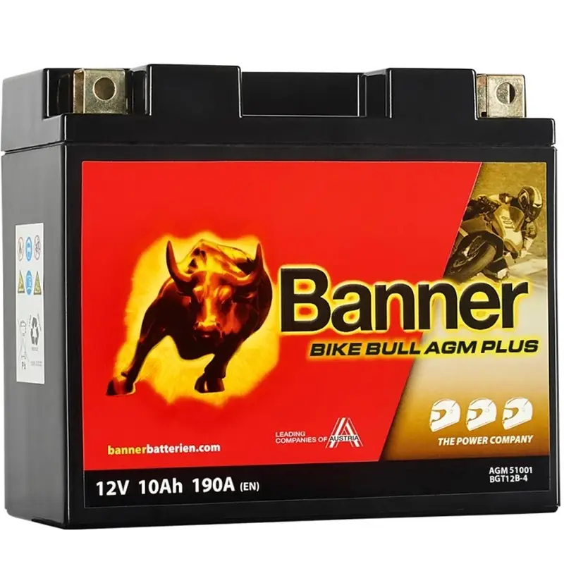 Nejlepší Cena AGM baterie Banner Bike Bull AGM PLUS AGM PLUS 510 01 / BGT12B-4 - GT12B-4