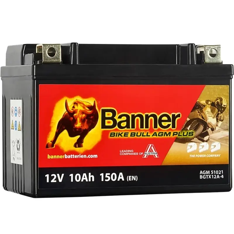 Přímo Od Výrobce AGM baterie Banner Bike Bull AGM PLUS AGM PLUS 510 21 / BGTX12A-4 - GTX12A-4