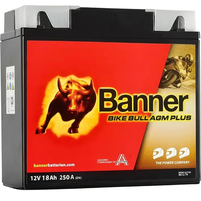 Pouze Dnes AGM baterie Banner Bike Bull AGM PLUS AGM PLUS 521 01 / BG12-19 - G12-19