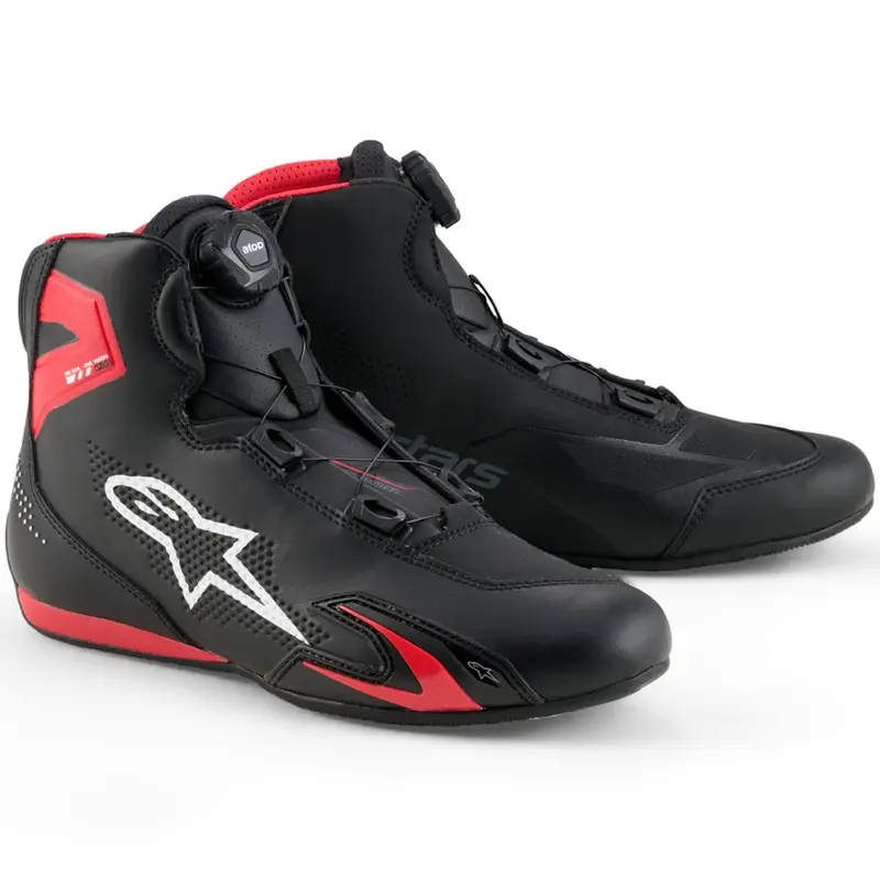 Boty na motorku Alpinestars Celer černo-červeno-bílé Top Prodej