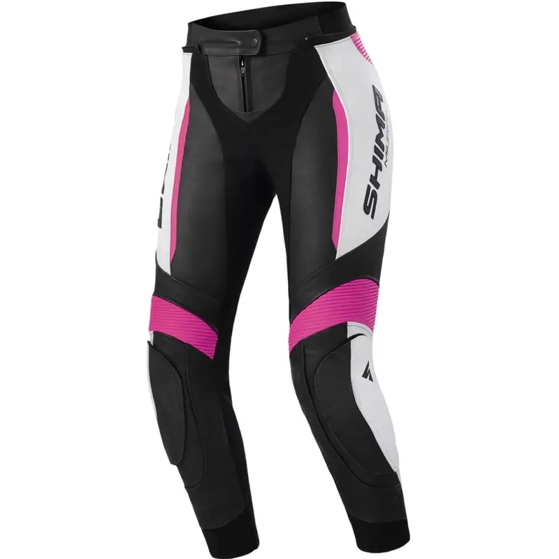 Dámské kalhoty na motorku Shima Miura 2.0 černo-fluo růžové Víkendová Akce