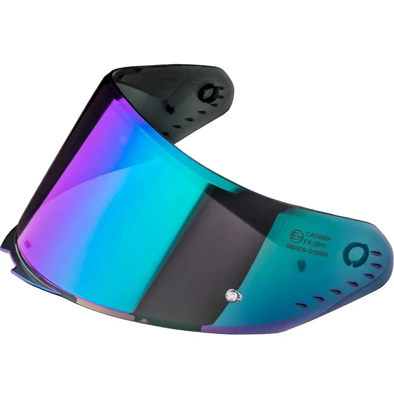 Kup Teď Plexi pro helmy Cassida AERO s přípravou pro Pinlock REVO iridiové
