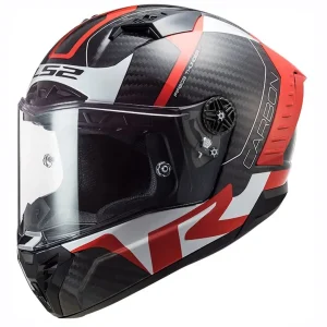 Super Cena Integrální přilba na motorku LS2 FF805 Thunder C Racing1 černo-bílo-červená