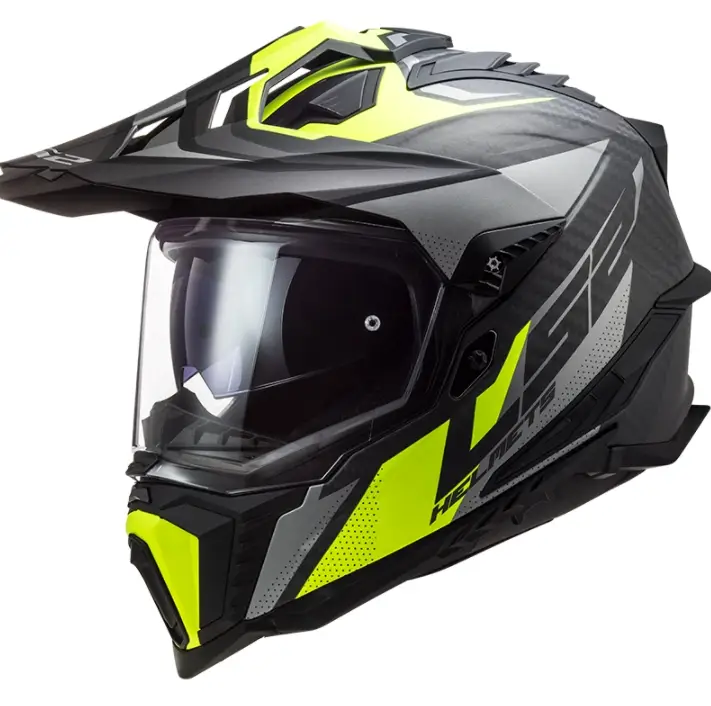 Enduro přilba LS2 MX701 Explorer C Focus černo-šedo-fluo žlutá Nízká Cena