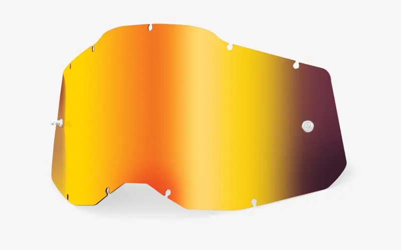 Dětské plexi 100% Accuri 2/Strata 2 červené zrcadlové (Anti-fog) Nakupujte Hned
