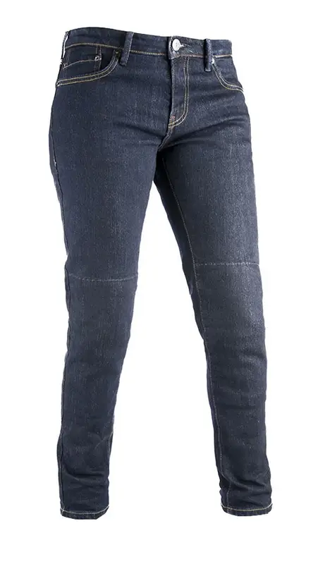 Dámské jeansy na motorku Oxford Original Approved Jeans Slim fit modré Speciální Cena