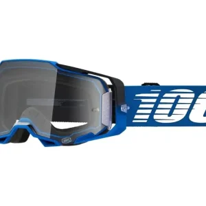 Sleva Motokrosové brýle 100% ARMEGA Rockchuck tmavě modré (čiré plexi)