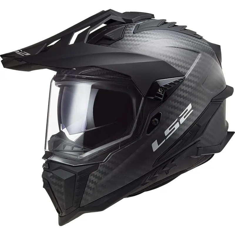 Víkendová Akce Enduro přilba LS2 MX701 Explorer C Solid Carbon černá matná