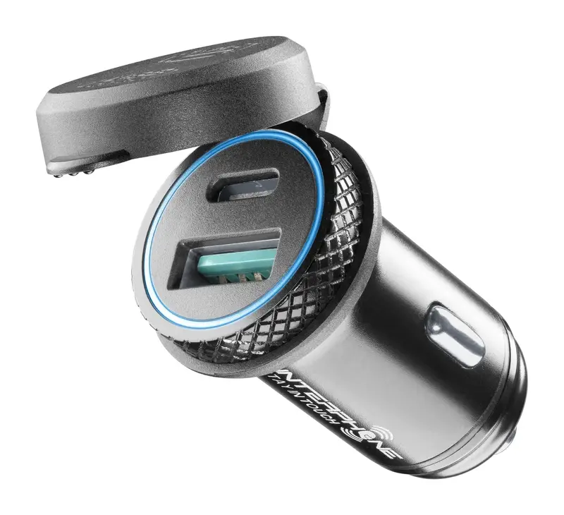 Nabíjecí adaptér Interphone s konektory USB-C a USB 4,2 A max Must-Have