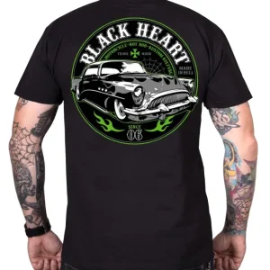 Ihned K Objednání Pánské triko Black Heart Monster černé