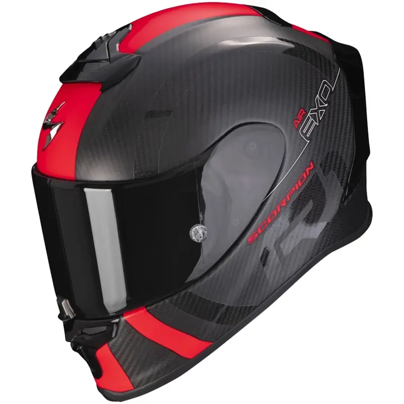 Sleva Integrální přilba Scorpion EXO-R1 EVO Carbon Air MG černo-červená