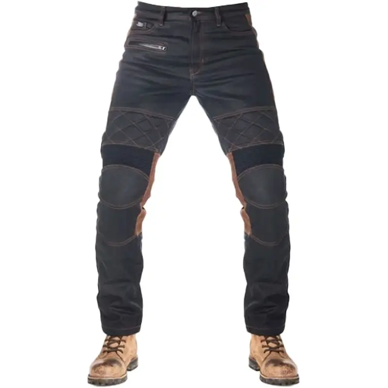 Kalhoty na motorku Fuel Sergeant 2 Waxed hnědo-černé Super Cena
