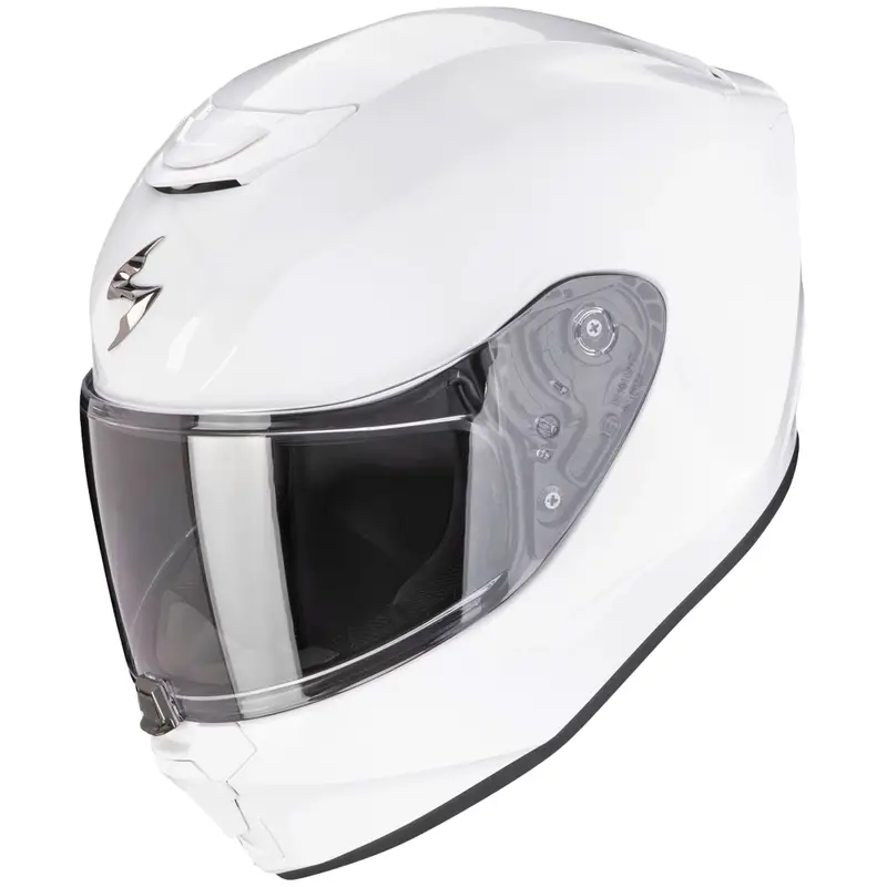 Rychlé Dodání Dětská integrální helma na motorku Scorpion EXO-JNR AIR SOLID bílá