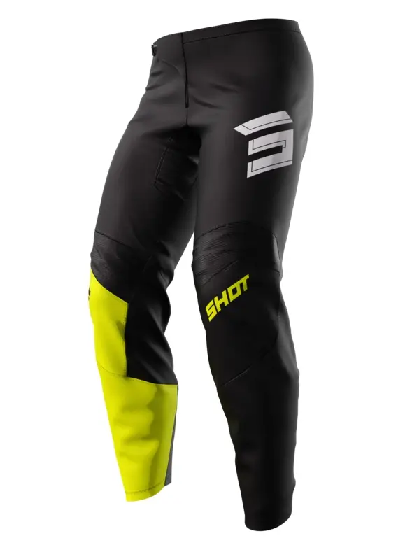 Motokrosové kalhoty Shot Draw Squad fluo žluté výprodej Přímo Od Výrobce