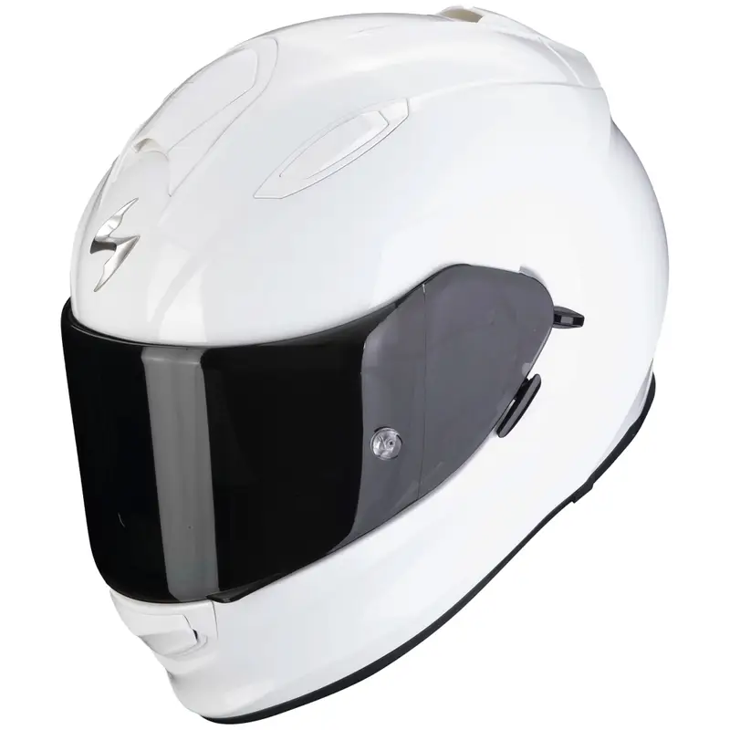 Integrální přilba na motorku Scorpion Exo-491 Solid bílá Víkendová Akce